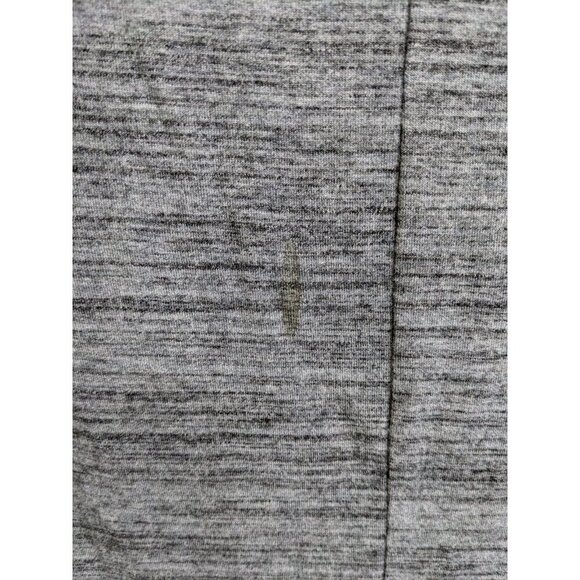 Reitmans Maxi Skirt Womens Large Heather Gray Elastic Waist Rayon Stretch Split - Picture 3 of 5